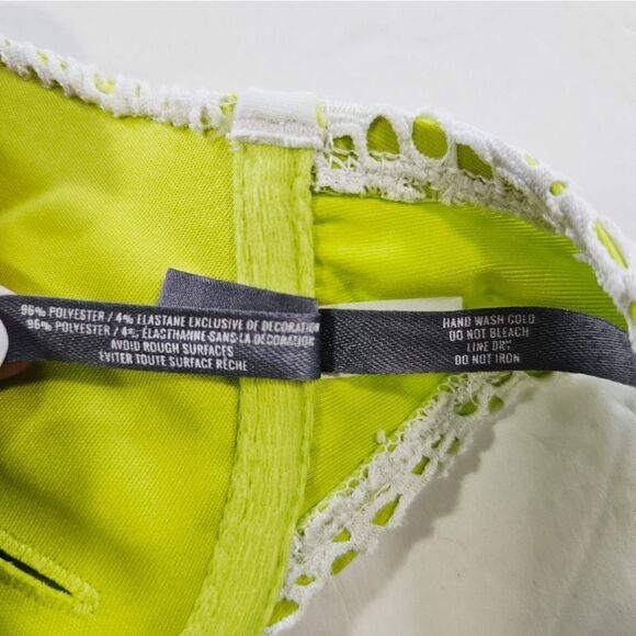 Aerie Emma Crochet Lace Overlay Push-Up Halter Padded Bikini Swimsuit Set 32B - Picture 4 of 12